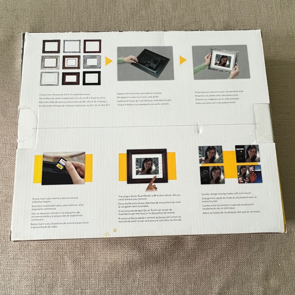 Kodak EasyShare D830 Digital Picture Frame - 8"x10" NEW in box and sealed - Picture 2 of 4